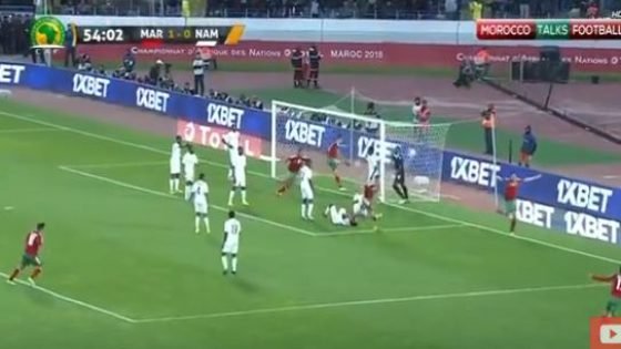 أهداف المغرب ضد ناميبيا