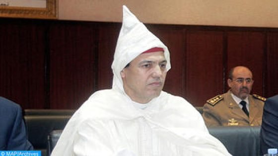 Le ministre de lIntérieur, M. Mohamed Hassad, préside, mercredi (22/01/14) à Marrakech, la cérémonie dinstallation de M. Abdessalam Bikrat, que SM le Roi Mohammed VI a nommé Wali de la région Marrakech-Tensift-Al-Haouz, Gouverneur de la préfecture de Marrakech.