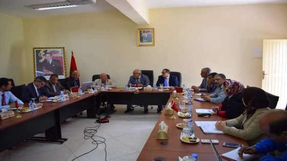 مدير الأكاديمية الجهوية يعقد لقاءا تنسيقيا مع المدير الإقليمي بورزازات وأعضاء فريق القيادة للبنية المحلية لدعم و تعليم اللغة الفرنسية و الثقافة الفرنكفونية و ما بين الثقافات بورزازات