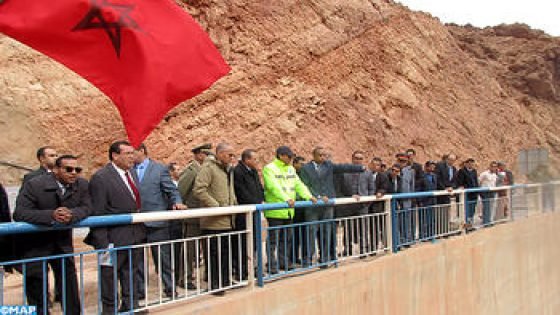 اقليم الرشيدية: وزير التجهيز والنقل واللوجيستيك والماء يقوم بزيارة تفقدية لسد تيمقيت بجماعة أغبالو نكردوس
