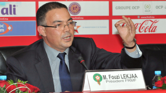 الكاف يعاقب فوزي لقجع مدة سنة كاملة لهذا السبب