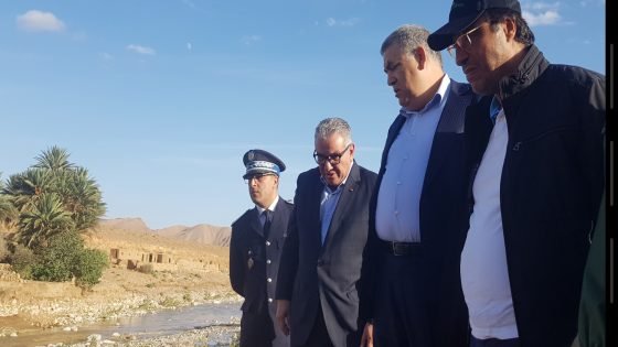 بتعليمات من جلالة الملك،وزير الداخلية وقائد الدرك الملكي يتفقدان مكان حادث فاجعة الرشيدية ويشرف على عملية انتشال الجثت