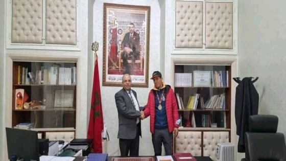 الرشيدية: استقبال البطل العالمي علي أوخربوش بمقر مجلس الجهة