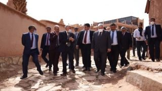 بنسعيد يطلع على مرافق استوديوهات السينما باقليم ورزازات