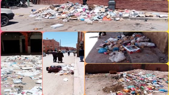 الأوساخ والأزبال تؤثت مدينة الورود، ورئيس المجلس الجماعي خارج التغطية - الحدث بريس