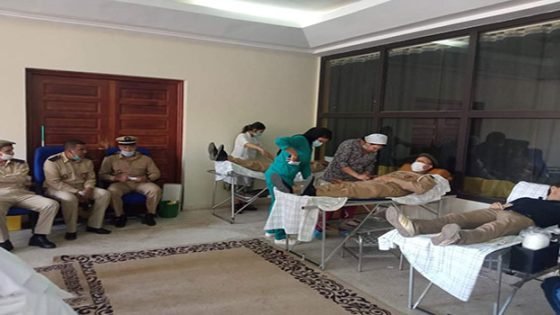 جنود الصفوف الأمامية بخنيفرة يتبرعون لسد الخصاص الحاصل في أكياس الدم