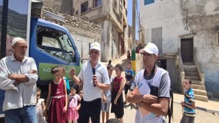 قافلة القرب للتعمير تحط الرحال بالجماعة القروية المغاصين التابعة لعمالة مكناس