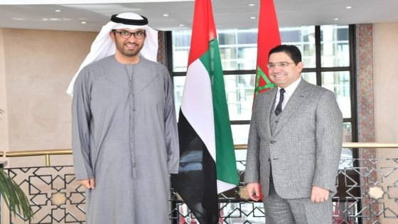 بوريطة يلتقي بوزير الصناعة الإماراتي