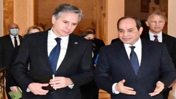 أنتوني بلينكن يحل بالقاهرة