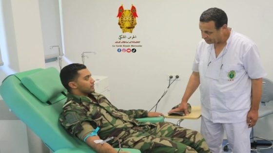 القوات المسلحة الملكية تنخرط في حملة التبرع بالدم