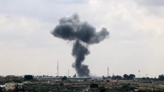 قصف إسرائيلي على معبر رفح