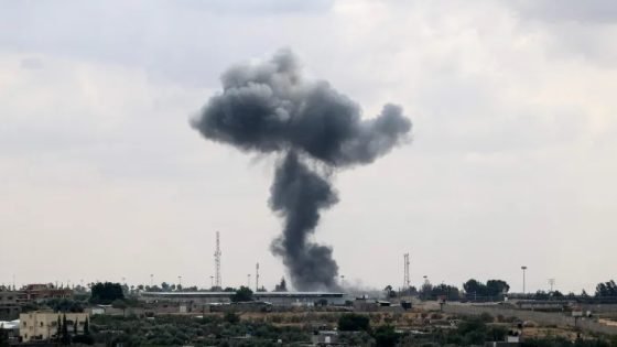 قصف إسرائيلي على معبر رفح