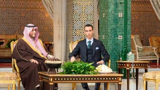 الأمير مولاي الحسن يستقبل الأمير تركي بن محمد بن فهد بن عبد العزيز