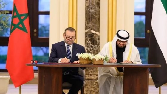 جلالة الملك ورئيس الإمارات يوقعان إعلان “نحو شراكة مبتكرة ومتجددة وراسخة” بين البلدين