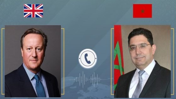 بوريطة ونظيره البريطاني ينوهان بتطور العلاقات الثنائية بين البلدين