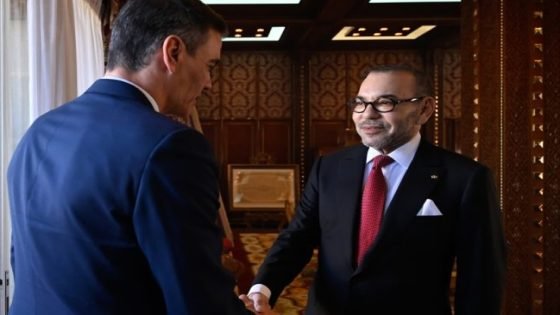 جلالة الملك يستقبل رئيس الحكومة الإسبانية