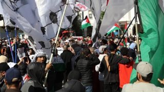 مسيرة وطنية حاشدة بالرباط دعما للشعب الفلسطيني (صور)