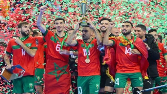 الجامعة الملكية المغربية لكرة القدم تقيم حفلا على شرف أسود القاعة