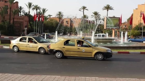 سحب 332 “رخصة ثقة” من سائقي سيارات الأجرة بمراكش