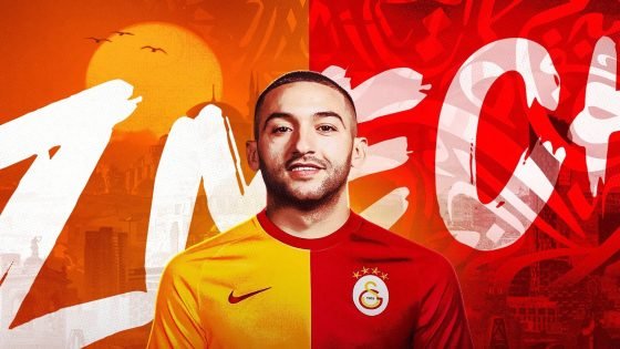 غلطة سراي يتعاقد مع حكيم زياش بشكل نهائي