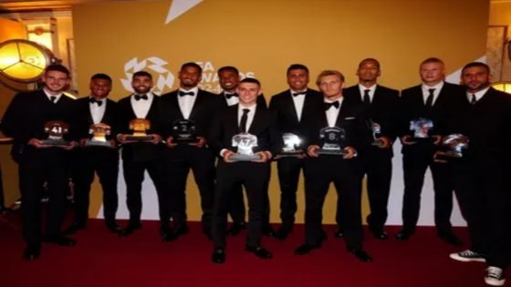 تشكيلة الموسم في الدوري الإنجليزي: هيمنة قوية لأرسنال ومانشستر سيتي