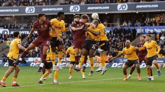 مانشستر سيتي ينتزع فوزاً ثميناً أمام وولفرهامبتون ويصعد إلى صدارة الدوري الإنجليزي مؤقتاً