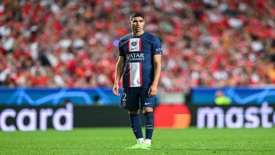 أشرف حكيمي ينافس على جائزة الأفضل إفريقيًا لعام 2024