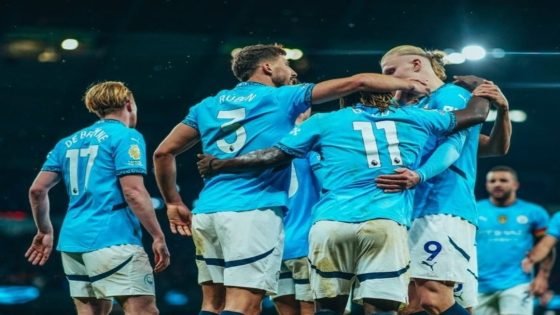 مانشستر سيتي ينهي سلسلة نتائجه السلبية بفوز عريض على نوتينغهام فورست