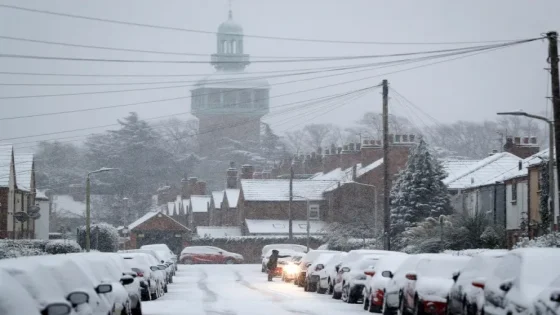 إغلاق المطارات في بريطانيا بسبب تساقط كثيف للثلوج