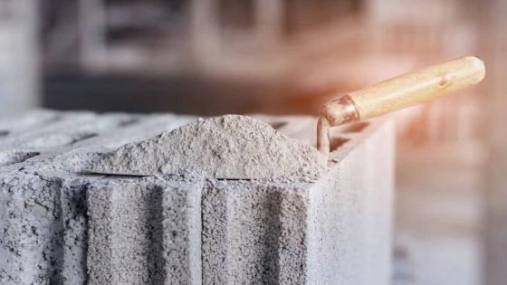 ارتفاع مبيعات الإسمنت بـ 9,4 في المائة سنة 2024