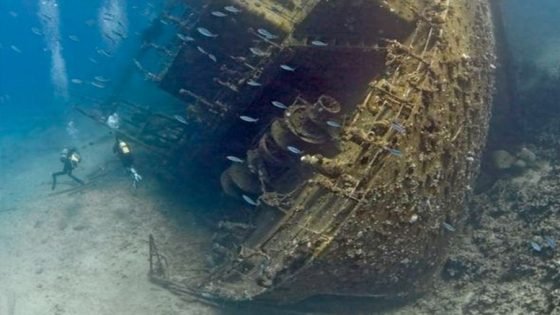 اكتشاف حطام سفينتين أثريتين بعرض ساحل مدينة الجديدة