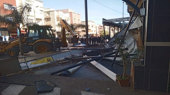 الجديدة: تحرير الملك العمومي تحت اشراف قائدة الملحقة الإدارية الخامسة