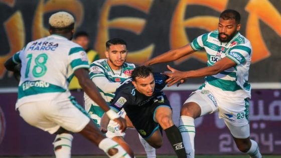 تعادل مثير بين الرجاء الرياضي واتحاد طنجة في قمة مؤجلة من الجولة الـ17