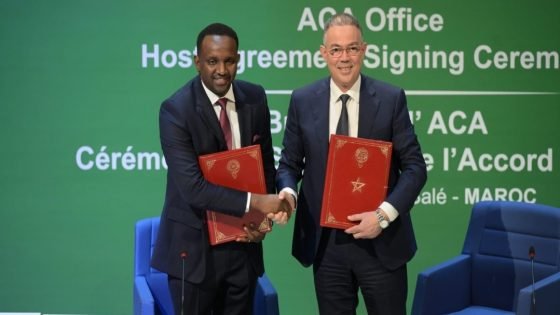 لقجع يوقع مذكرة احتضان مقر جمعية الأندية الإفريقية في المغرب