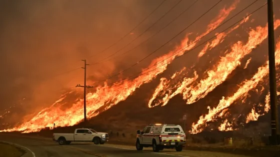 اندلاع حريق غابات هائل شمال لوس أنجليس يجبر الآلاف على الإخلاء