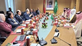 تعزيز التعاون القضائي محور مباحثات بين الداكي رئيس النيابة العامة و رئيس ديوان المظالم السعودي