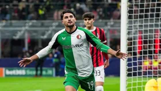 فاينورد يعبر إلى ثمن نهائي دوري الأبطال بعد التعادل مع ميلان