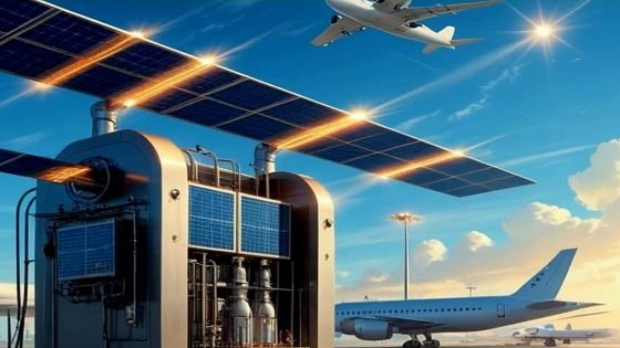 وقود الطائرات من أشعة الشمس: ثورة في سماء الطيران النظيف