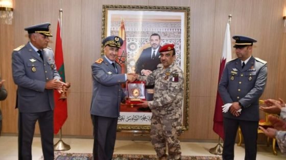 وفد عسكري قطري رفيع المستوى يزور المغرب في إطار تعزيز التعاون العسكري