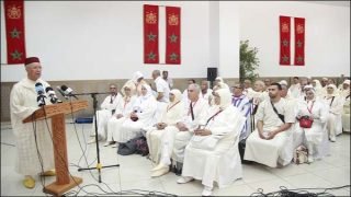 الفوج الأول من الحجاج المغاربة يتوجه إلى الديار المقدسة لأداء مناسك الحج لموسم 1446 هـ