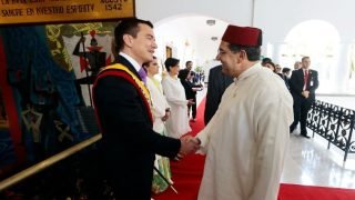 بوريطة يمثل جلالة الملك محمد السادس في حفل تنصيب رئيس الإكوادور دانييل نوبوا