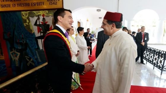 بوريطة يمثل جلالة الملك محمد السادس في حفل تنصيب رئيس الإكوادور دانييل نوبوا