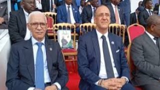 الطالبي العلمي ممثلاً لجلالة الملك في حفل تنصيب رئيس الغابون الجديد