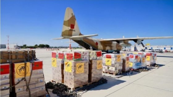 وصول أولى طائرات المساعدات المغربية إلى غزة بأمر من الملك محمد السادس