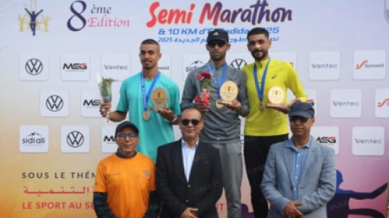 نصف ماراطون الجديدة 2025: منافسات قوية وأبطال جدد يسطعون على المسار الساحلي