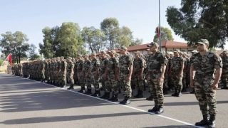 الفوج الـ 40 للخدمة العسكرية يؤدي القسم في ختام تكوينه الأساسي